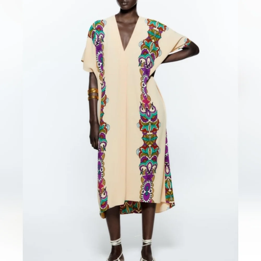 Zara printed tunic dress